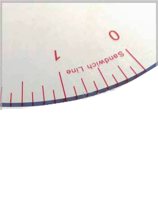 Jasol French Curve with Marking Armhole Curve Tailoring Materials Dark Visible Lines (Transparent) - Image 5